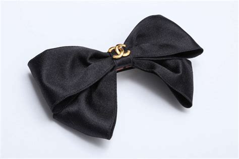 chanel bows|coco Chanel hair clips.